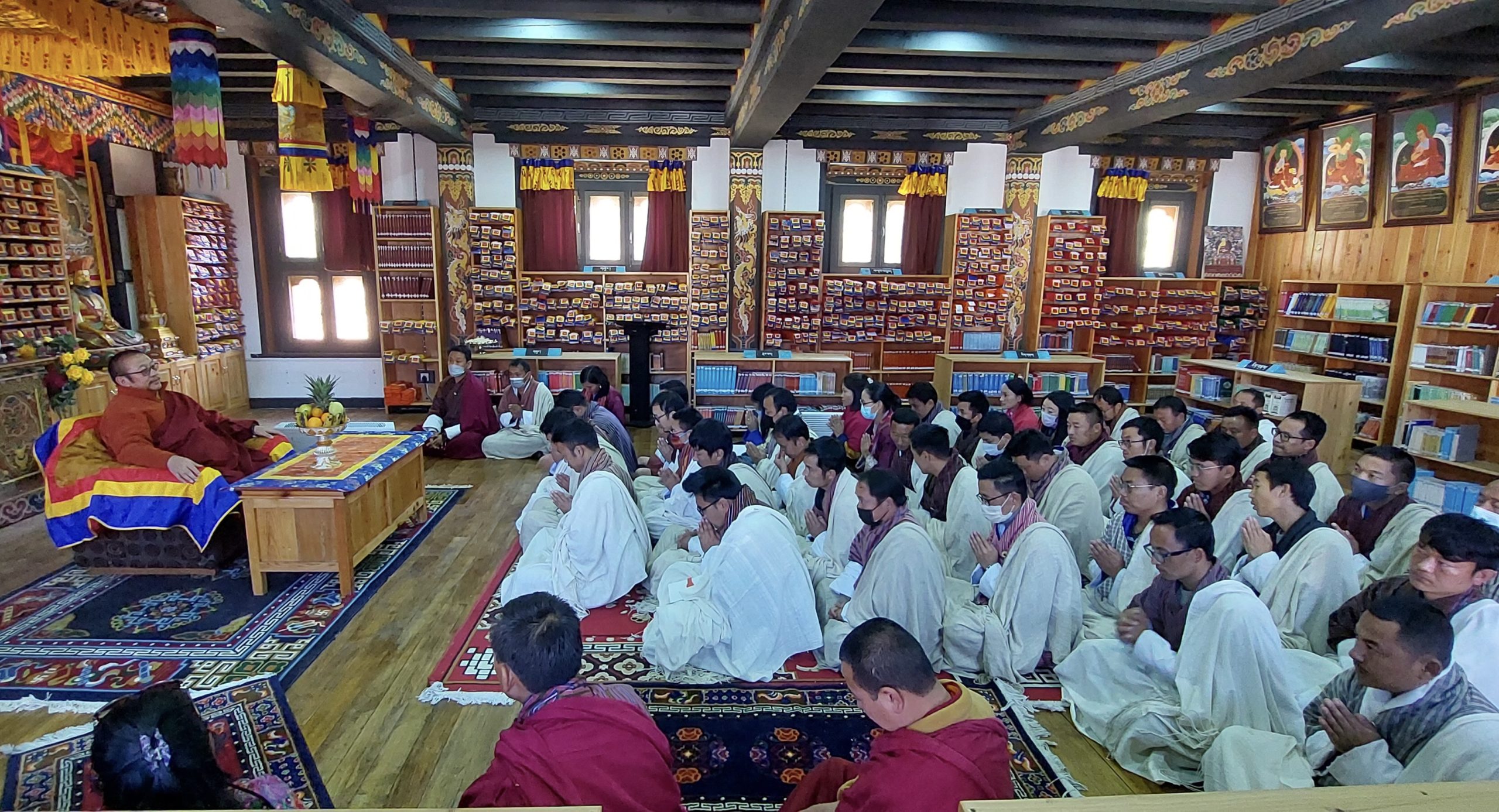 Consecration of Buddha scriptures