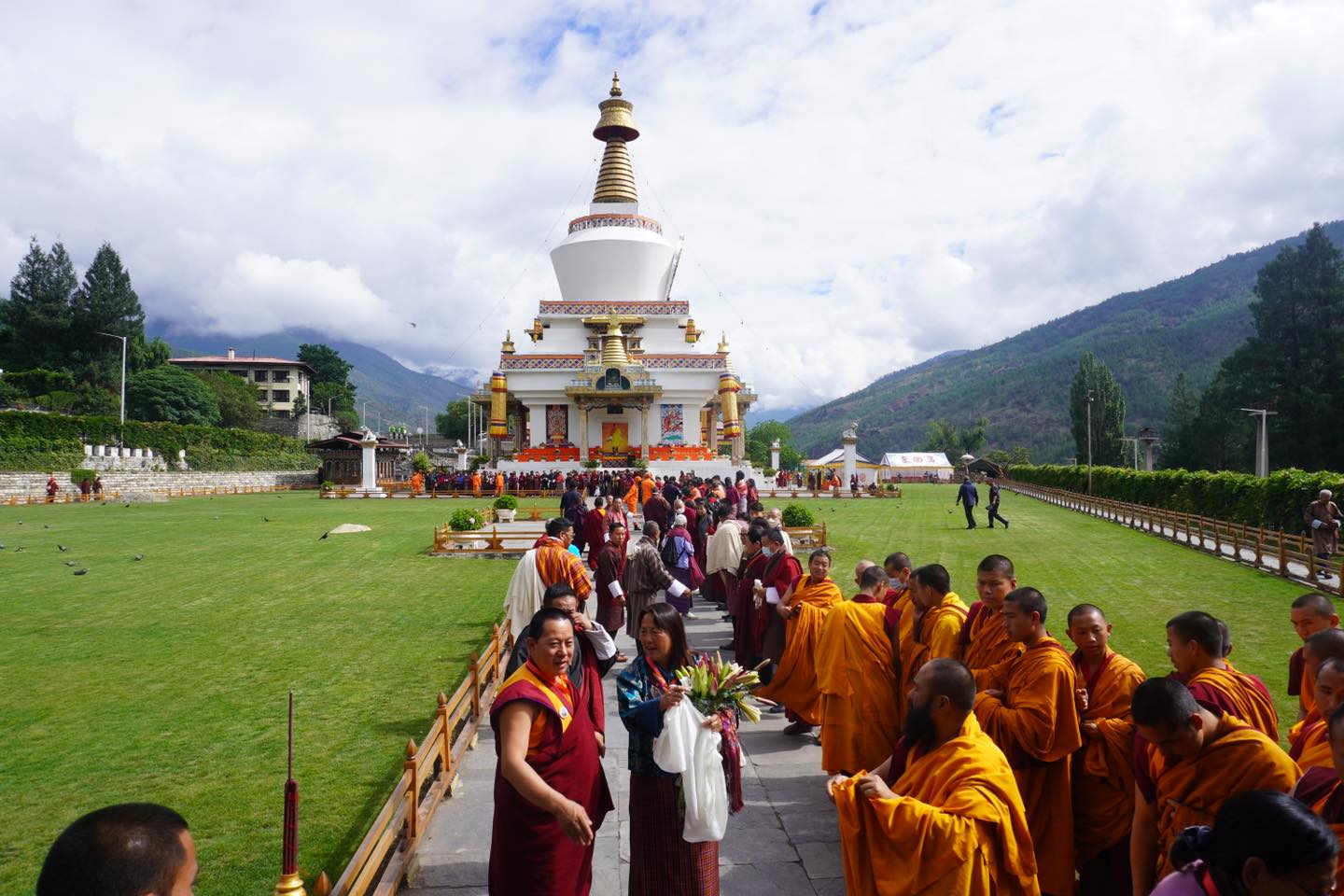 Rituals at the National Memorial Chorten